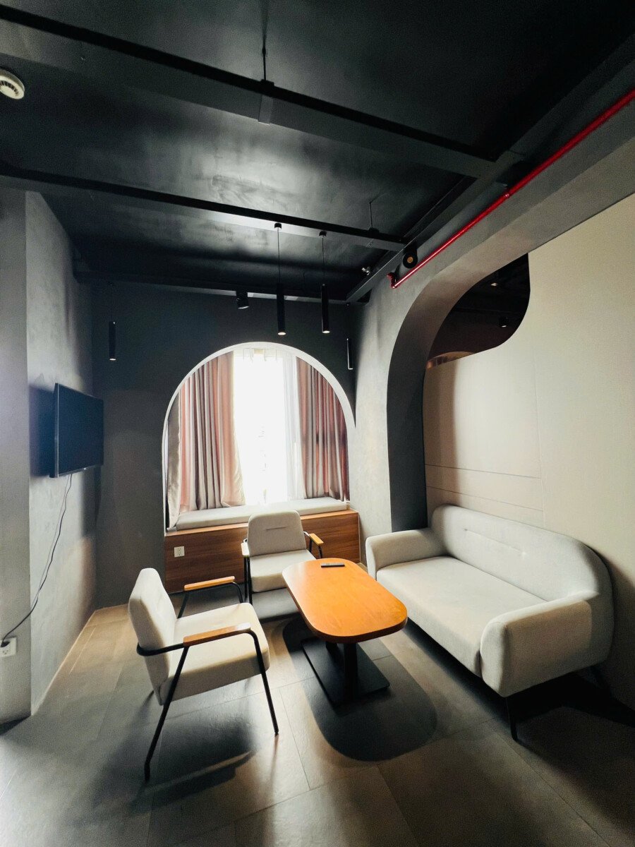 khu vuc tiep khach - Giá cho thuê văn phòng tòa G chung cư The Peak Midtown phường Tân Mỹ T8/2026