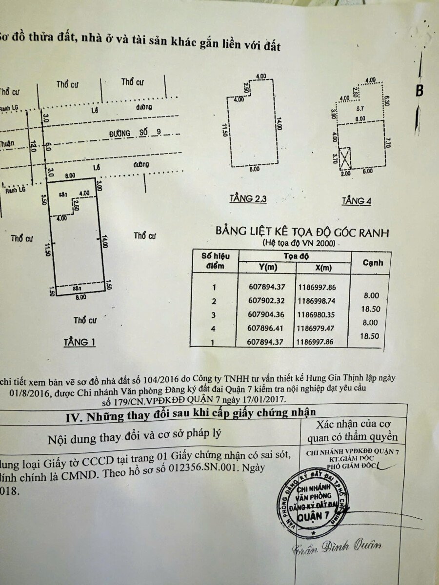 mat bang ban ve nha biet thu ban 1 - Giá mua bán nhà Biệt thự 5pn mặt Đường số 9 kdc Tấn Trường phường Phú Thuận T8/2026