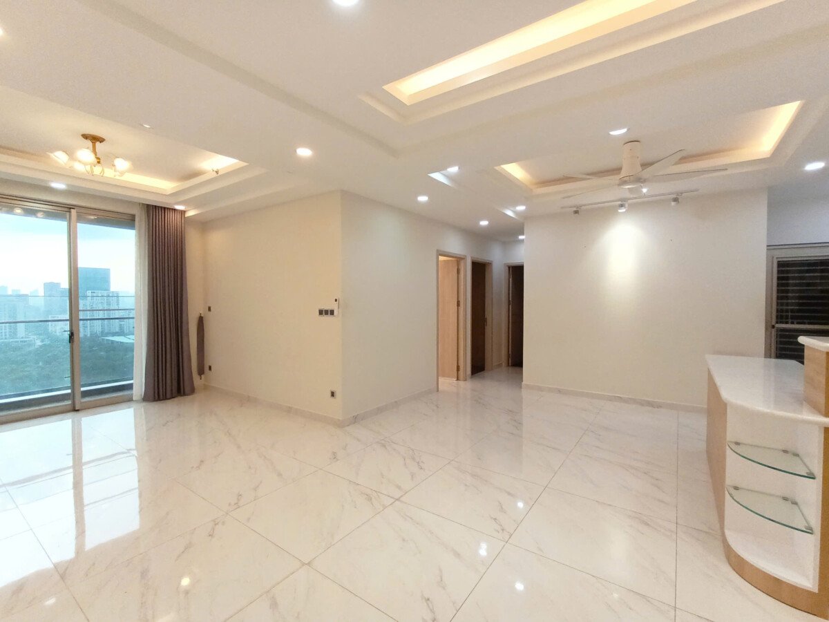 phong khach can ho 7 - Giá cho thuê căn hộ 3pn tòa D chung cư Midtown Phú Mỹ Hưng T7/2026