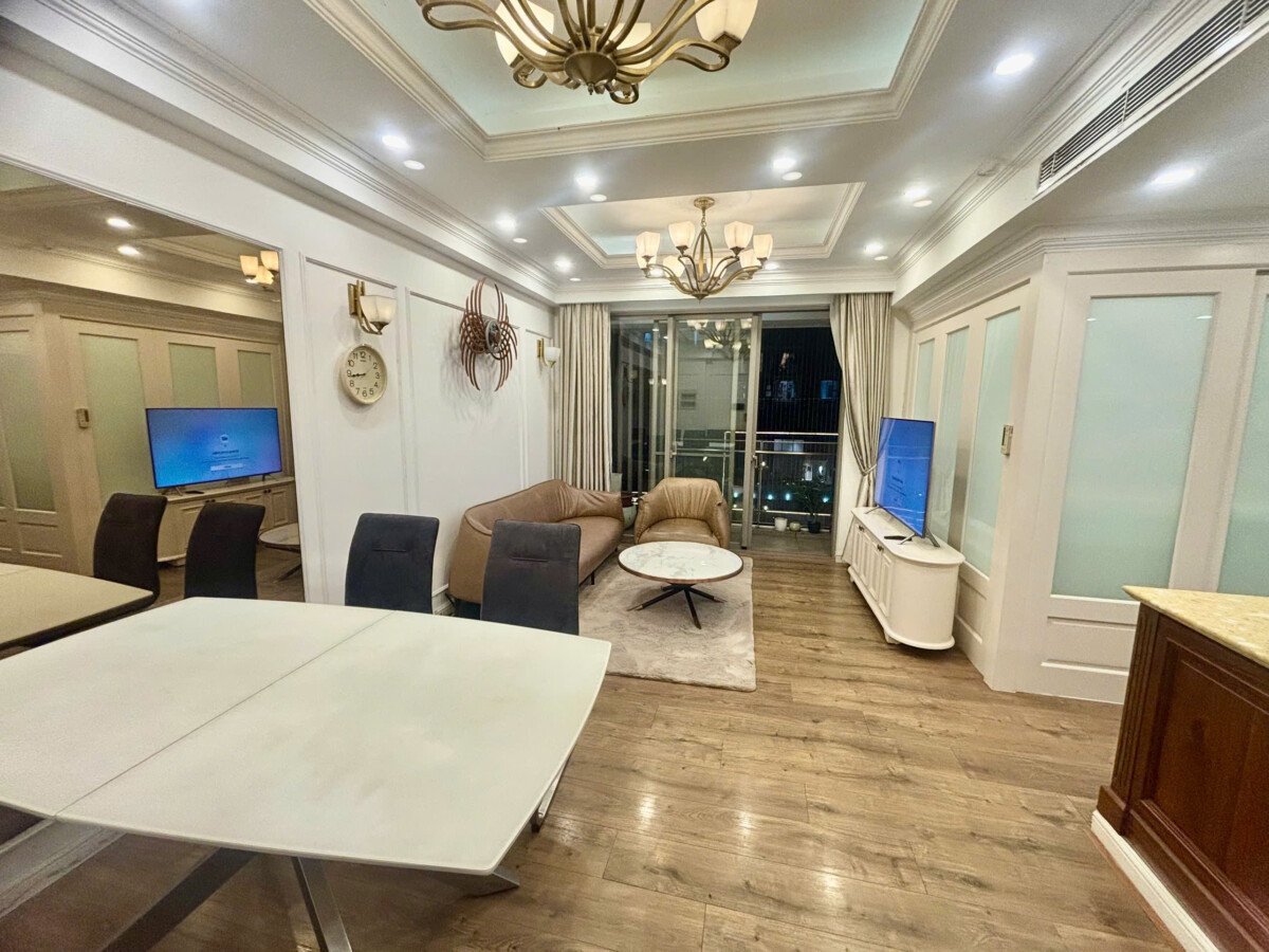 phong khach can ho ban 1 - Giá mua bán căn hộ 3pn tòa C số 06 chung cư Hưng Phúc Happy Residence phường Tân Mỹ T7/2026
