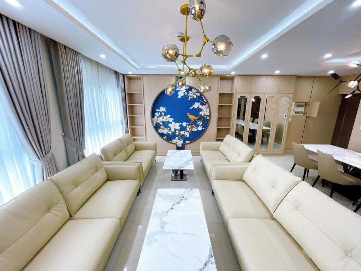 phong khach can ho ban 19 - Giá mua bán căn hộ 3pn tòa G số 03 chung cư Happy Valley phường Tân Hưng T7/2026