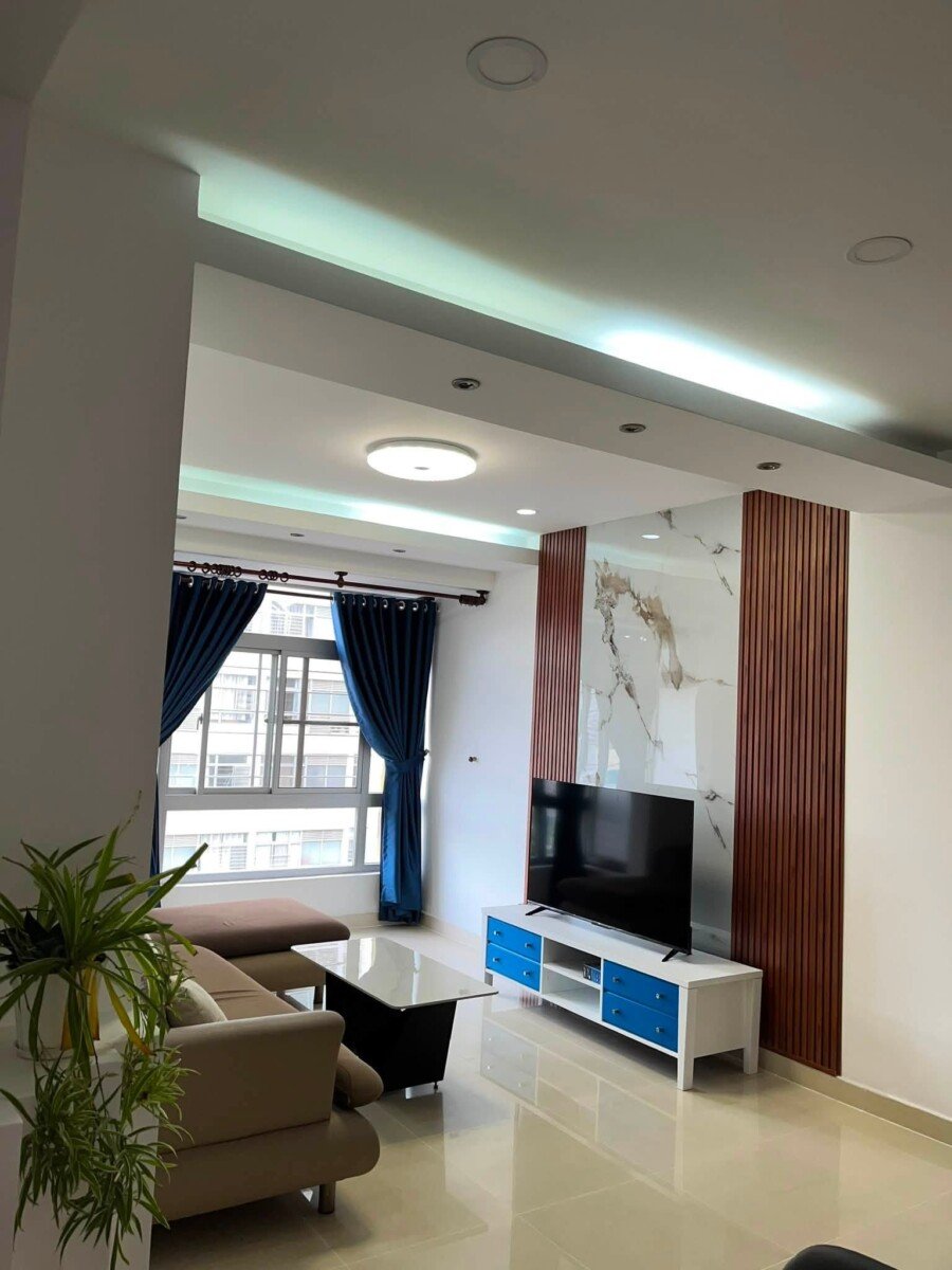 phong khach can ho cho thue 6 - Cho thuê căn hộ 03pn, chung cư Sky Garden 2, giá 20tr/tháng, đầy đủ nội thất, xem nhà dễ.