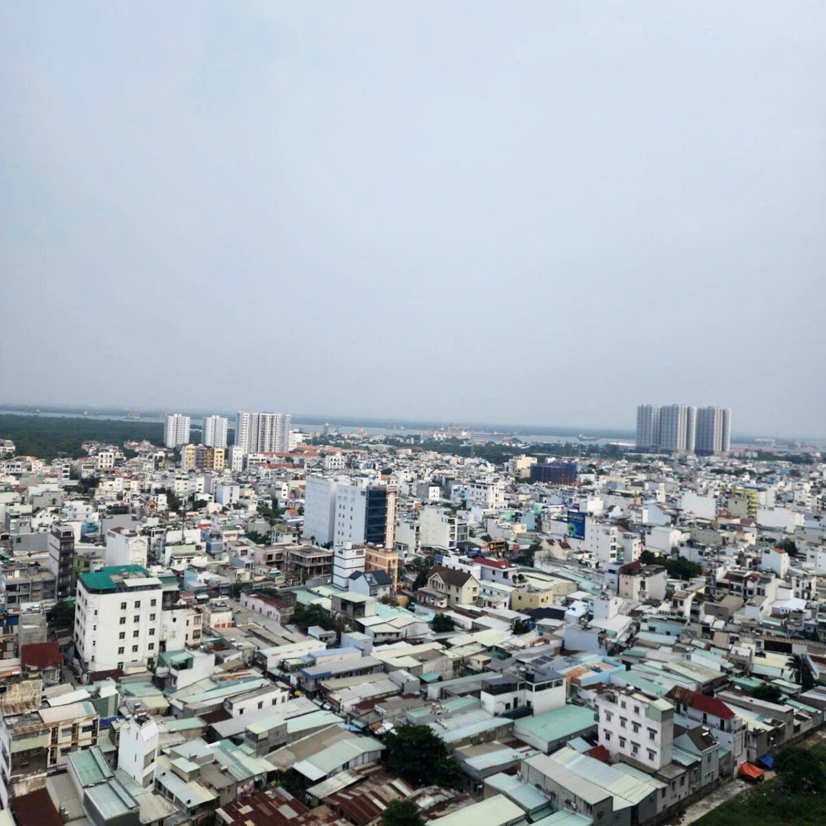 view balcony can ho ban 1 - Giá mua bán căn hộ 1pn Tháp T9 căn 04 chung cư The Infiniti phường Tân Mỹ T7/2026