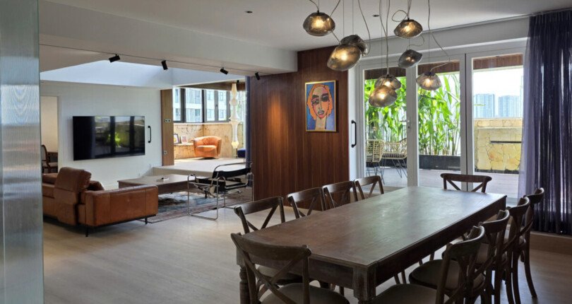 Bán căn Penthouse siêu đẹp 3 sân vườn tại Sky Garden 2. DT 325m2 Thiết kế 5 Phòng ngủ-4wc- Giá 17.5 Tỷ