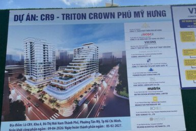 Giá mua bán căn hộ Tophouse 4pn chung cư Triton Crown Phú Mỹ Hưng T8/2026