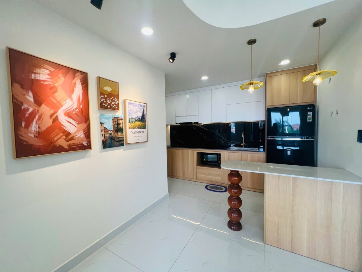 bep can ho ban 5 - Cho thuê căn hộ 03pn, chung cư Grand View , nhà đẹp, nội thất căn hộ đầy đủ.
