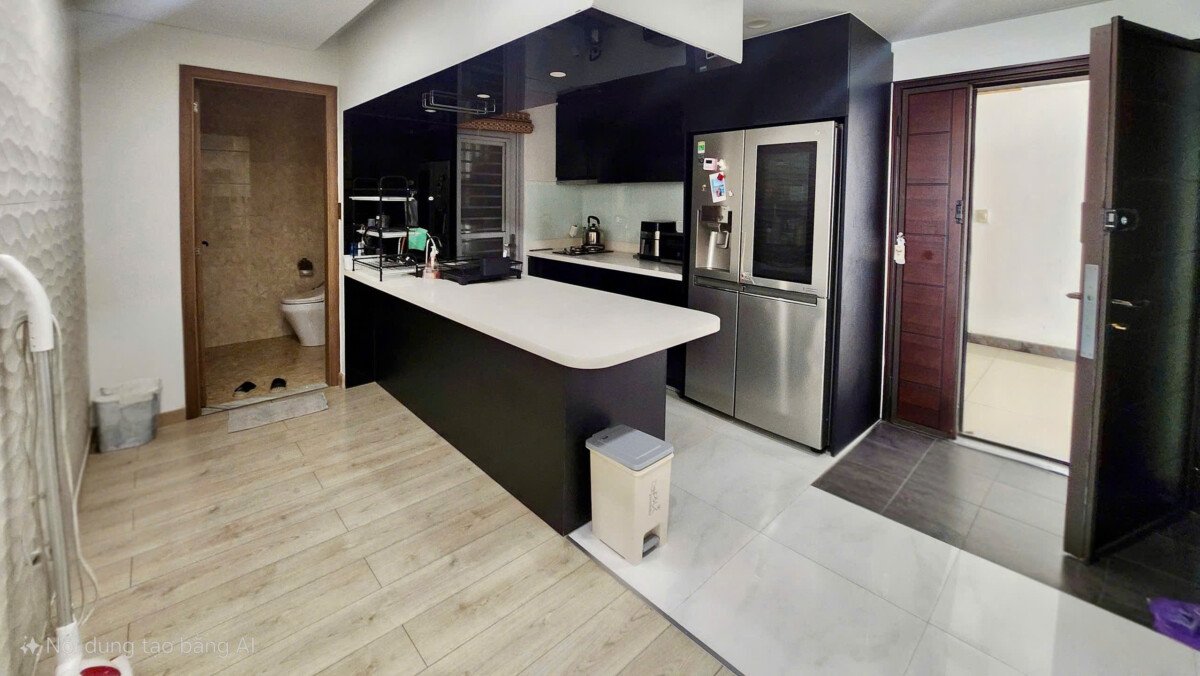 bep can ho can cho thue 1 - Cho thuê căn hộ 101m2, chung cư Scenic Valley 1, 02pn, giá 26tr/tháng, đầy đủ nội thất.