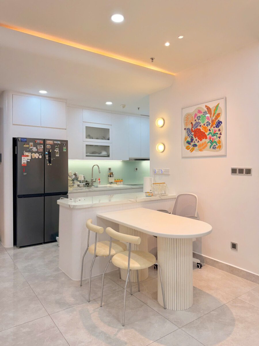 bep can ho cho thue nhanh 3 - Cho thuê căn hộ 02pn chung cư The Peak Midtown, giá 32tr/tháng, đầy đủ nội thất.