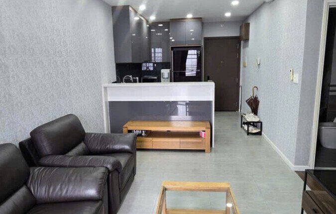 Cần cho thuê căn hộ Sunrise Riverside Nhà Bè. DT 70m2 Lầu cao-View hồ bơi- 2 Phòng-2wc- Giá thuê 15 Triệu/Tháng
