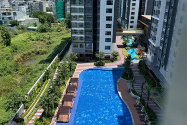 Cần cho thuê căn hộ Celesta Rise Nhà Bè. DT 78m2 View trực diện hồ bơi rất đẹp- 2 Phòng-2wc- Giá thuê 18 Triệu/Tháng