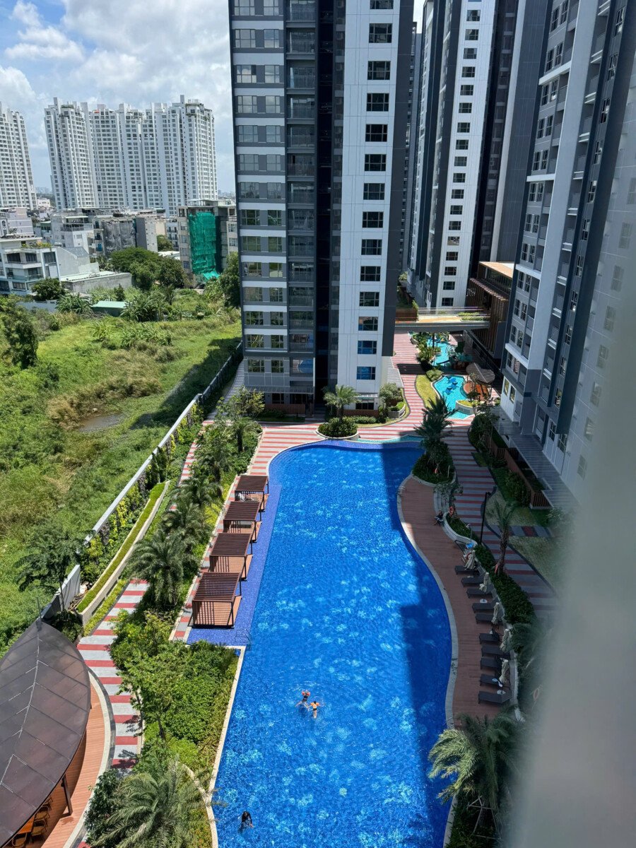 cho thue can ho celesta rise 7 - Cần cho thuê căn hộ Celesta Rise Nhà Bè. DT 78m2 View trực diện hồ bơi rất đẹp- 2 Phòng-2wc- Giá thuê 18 Triệu/Tháng