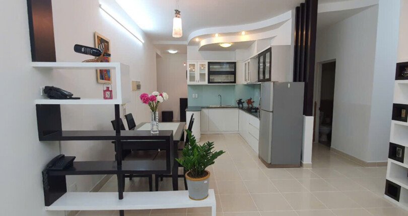 Cho thuê căn hộ Sky Garden 2. DT 81m2 Thiết kế 2 Phòng-2wc- View nội khu nhà đang trống. Giá 16 Triệu/Tháng