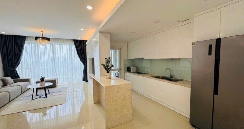 Giá cho thuê căn hộ 3pn chung cư Riverpark Residences phường Tân Hưng T8/2026