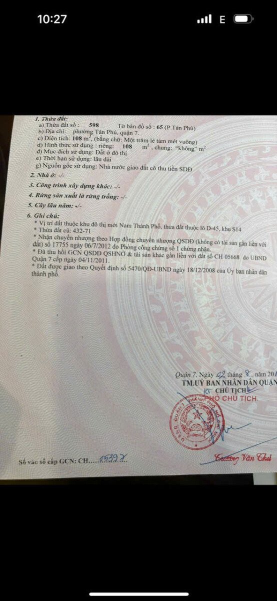 phap ly dat nen ban - Giá mua bán cặp đất nền mặt đường Tân Phú kdc Nam Thông 3 Phú Mỹ Hưng phường Tân Mỹ T9/2026