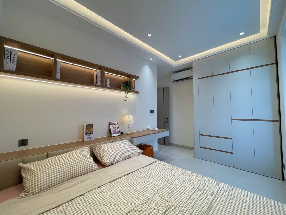 phong ngu can ho ban 12 - Bán căn hộ 89m2, chung cư Sky Garden 2, 03pn, nhà đẹp, giá 6.8 tỷ, nội thất đầy đủ.