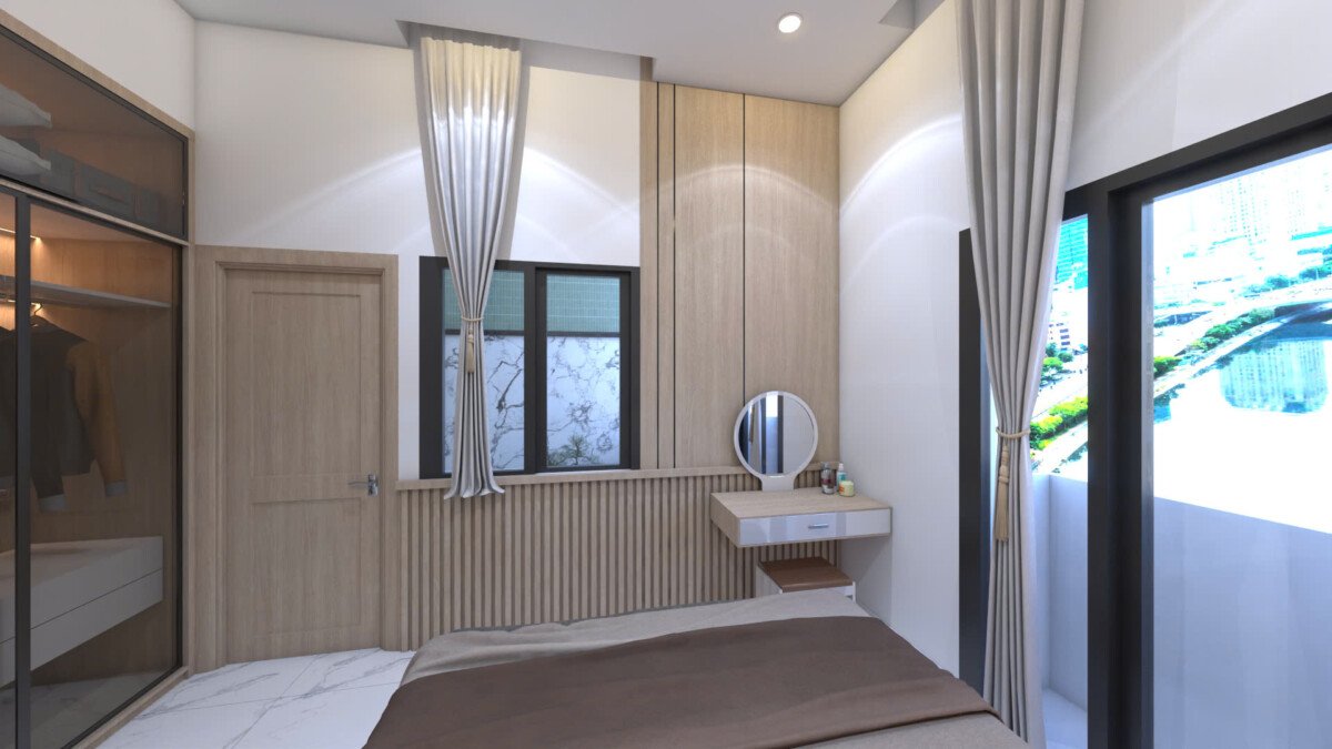 phong ngu can ho cho thue nhanh 4 - Cho thuê căn hộ 03pn chung cư Sky Garden 3, giá 27tr/tháng, nhà mới đẹp, đầy đủ nội thất.