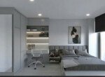 phong ngu chinh 150x110 - Giá mua bán căn hộ 3pn số 01 tòa C chung cư Green Valley phường Tân Mỹ T9/2026