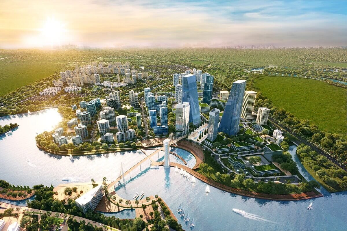toan canh kdt zeitgeist nha be - Giá mua bán căn hộ Penthouse 5pn tòa A chung cư Zeitgeist Nhà Bè T8/2026