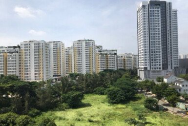 Bán căn hộ Sky Garden 3. DT 56m2 View hồ bơi-2 Phòng-1wc Đang cho thuê 11 Triệu. Giá bán 4.5 Tỷ