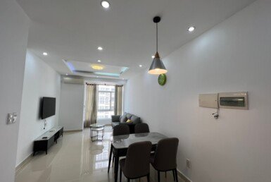 Cho thuê căn hộ Sky Garden 3, DT 70m2 Lầu cao- 2 Phòng-2wc- Nội thất như hình- Giá 16 Triệu/Tháng