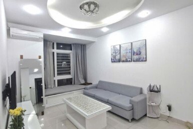 Cho thuê căn hộ Sky Garden 3. DT 70m2 Tone trắng- 2 Phòng ngủ-2wc- Giá thuê 16 Triệu/Tháng