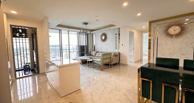 Cho thuê căn hộ Green Valley. DT 89m2 Thiết kế 2 Phòng ngủ-2wc Nhà đẹp- kèm 1 ô đậu xe- Giá 20 Triệu/Tháng