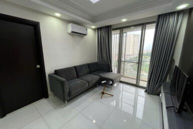Cho thuê căn hộ Hưng Phúc 1. DT 78m2 Lầu trung- 2 Phòng ngủ-2wc- Nội thất như hình- Giá 16 Triệu/Tháng