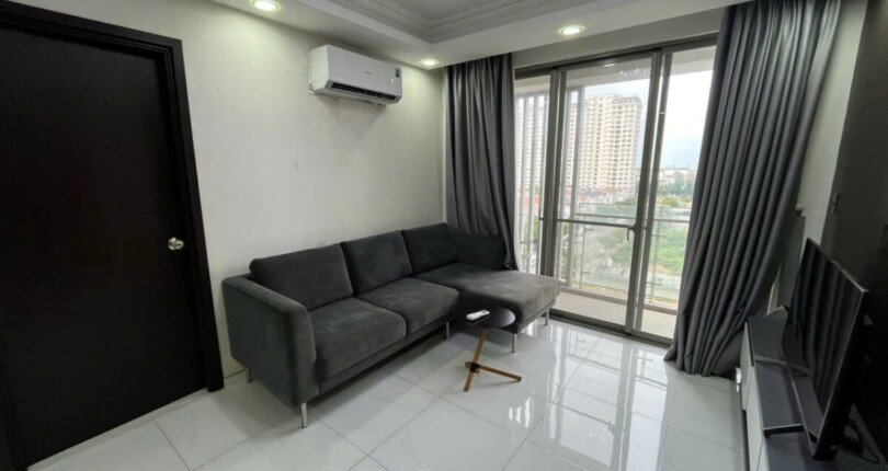 Cho thuê căn hộ Hưng Phúc 1. DT 78m2 Lầu trung- 2 Phòng ngủ-2wc- Nội thất như hình- Giá 16 Triệu/Tháng