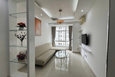 Cho thuê căn hộ Sky Garden 3. DT 70m2 Thiết kế 2 Phòng ngủ-2wc- Nội thất như hình- Giá 15 Triệu/Tháng