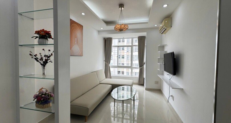 Cho thuê căn hộ Sky Garden 3. DT 70m2 Thiết kế 2 Phòng ngủ-2wc- Nội thất như hình- Giá 15 Triệu/Tháng