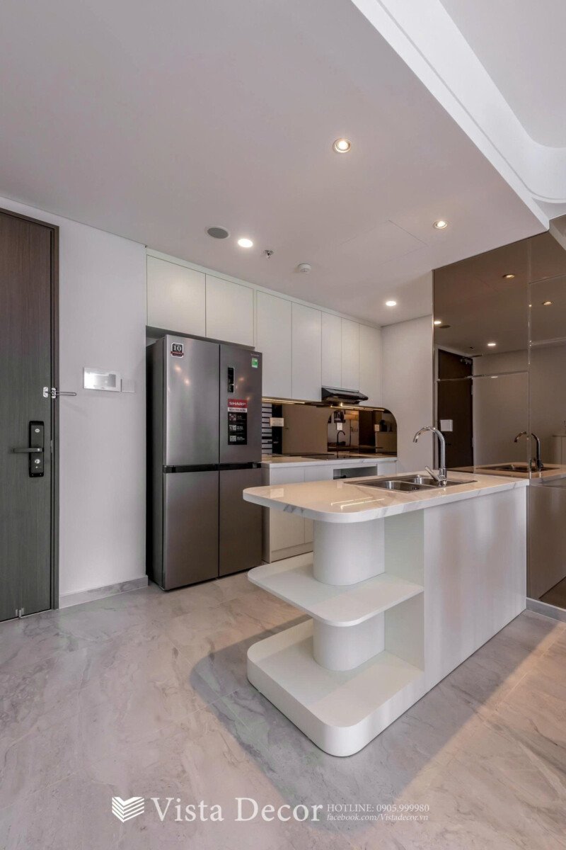 khong gia bep rong rai - Giá mua bán căn hộ 2pn tòa A chung cư Cardinal Court phường Tân Mỹ T9/2026