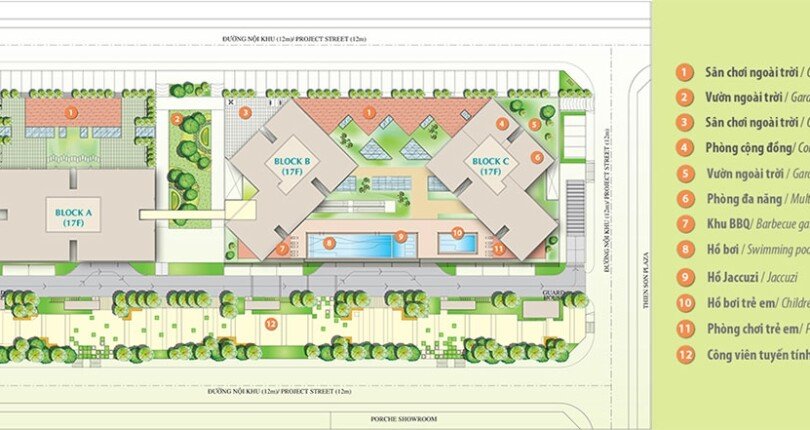Cho thuê shop house chung cư Scenic Valley 2, giá 2.200usd/tháng, diện tích 202m2.