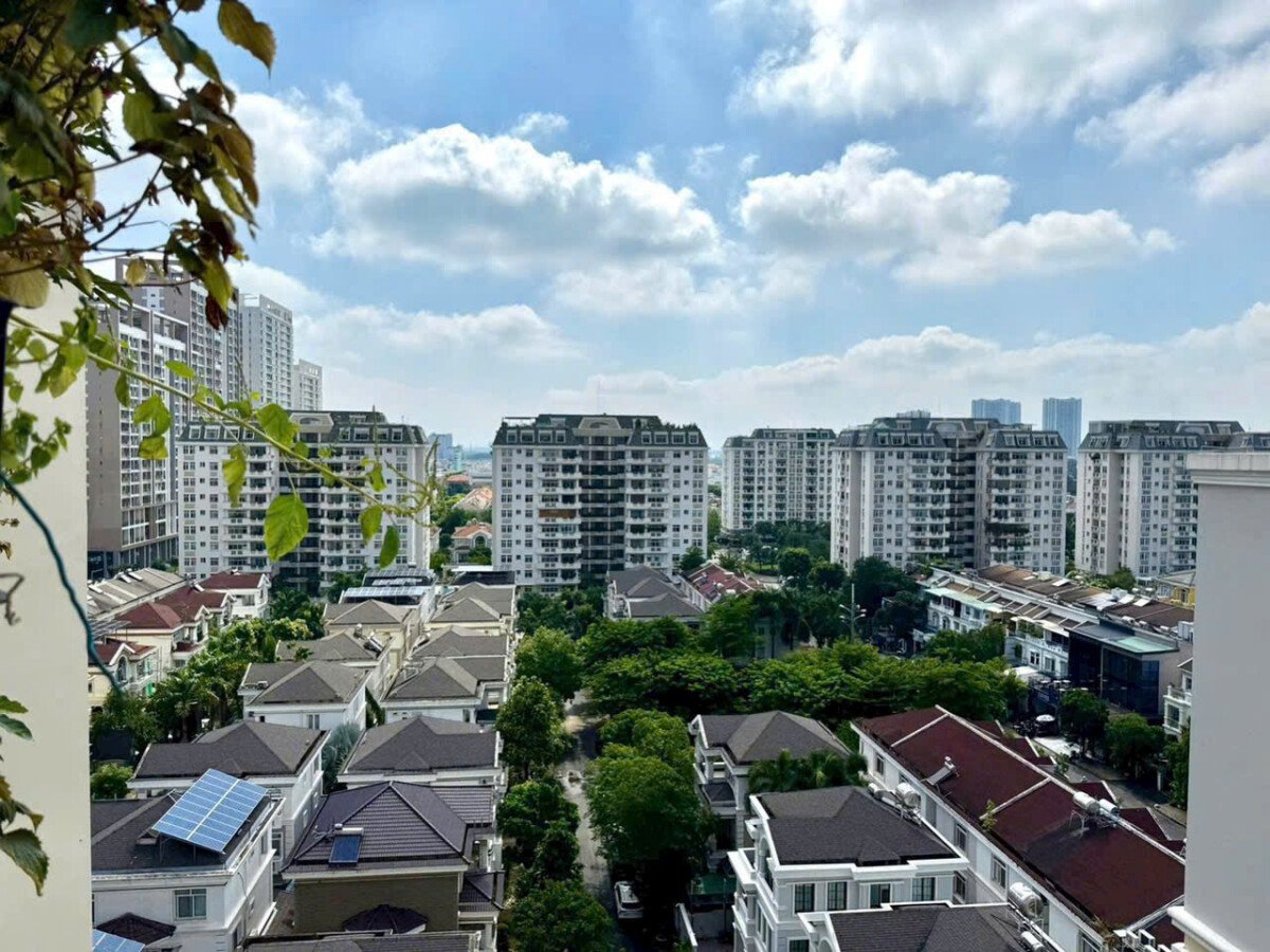 mat sau lien ke villa my thai - Giá mua bán căn hộ 3pn lầu 10 tòa B chung cư Green View phường Tân Mỹ T9/2026
