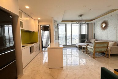 Cho thuê căn hộ 89m2, chung cư Green Valley, giá 22tr/tháng, đầy đủ nội thất.