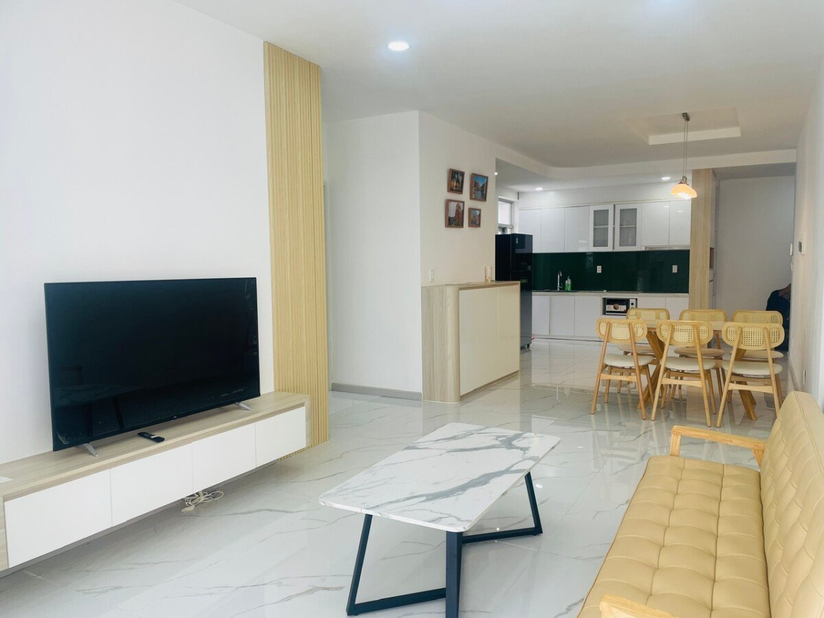 phong khach can ho cho thue 14 - Cho thuê căn góc 03pn, chung cư Sky Garden 2, giá 25tr/tháng, nhà mới, đầy đủ nội thất.