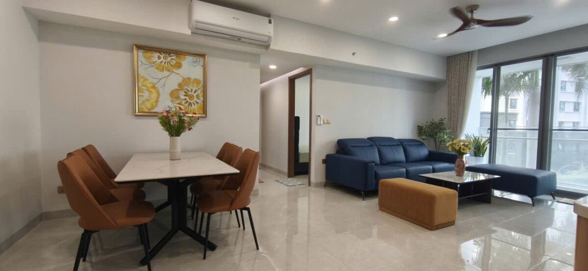 phong khach can ho cho thue 23 - Cho thuê căn hộ 03pn, chung cư Green Valley, giá 35tr/tháng, nhà mới 100%.