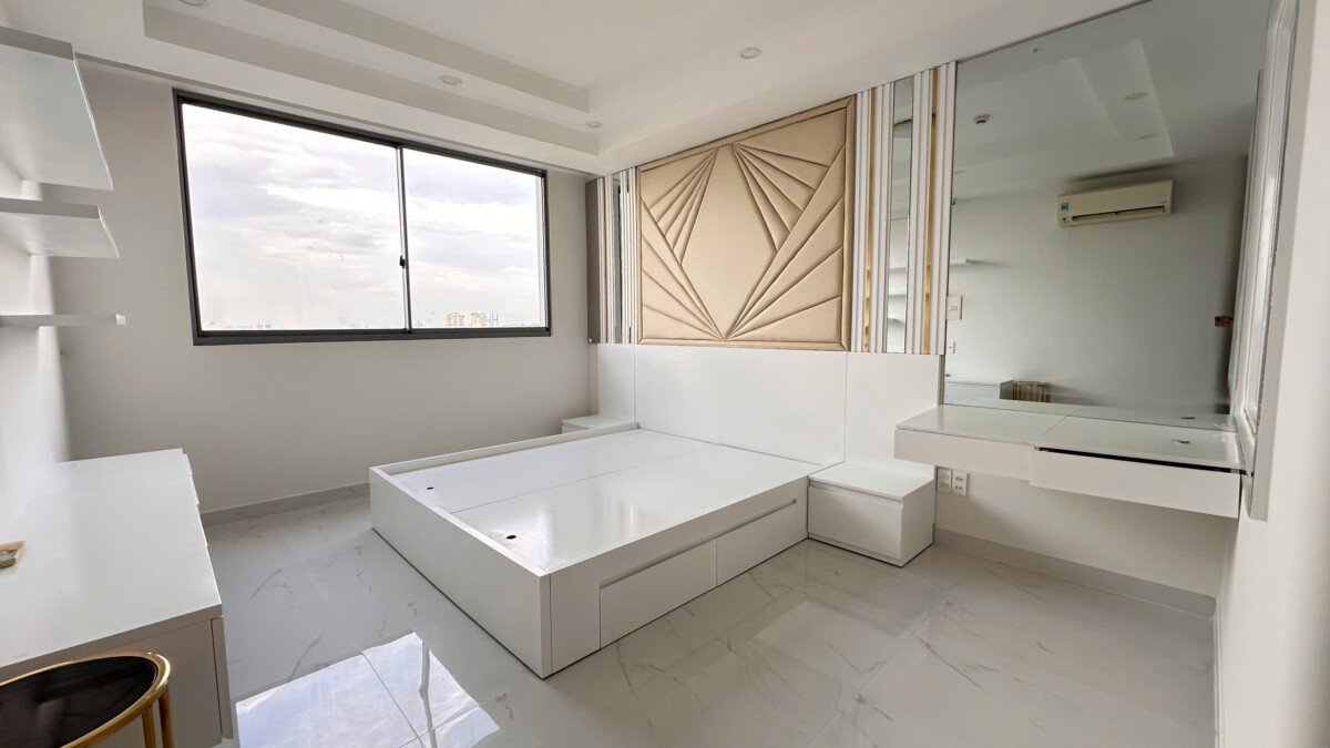 phong ngu can ho can cho thue - Cho thuê căn hộ 89m2, chung cư Green Valley, giá 22tr/tháng, đầy đủ nội thất.