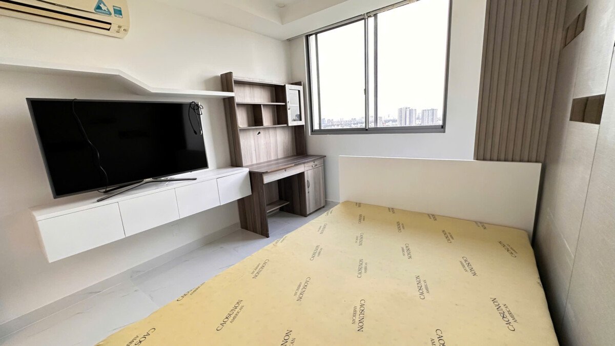 phong ngu can ho cho thue 3 - Cho thuê căn hộ 89m2, chung cư Green Valley, giá 22tr/tháng, đầy đủ nội thất.