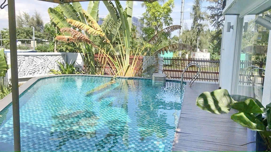 biet thu cho thue co hoi boi - Cho thuê nhà Biệt thự có hồ bơi số A71 khu phố Nam Thông Phú Mỹ Hưng giá 70tr/tháng