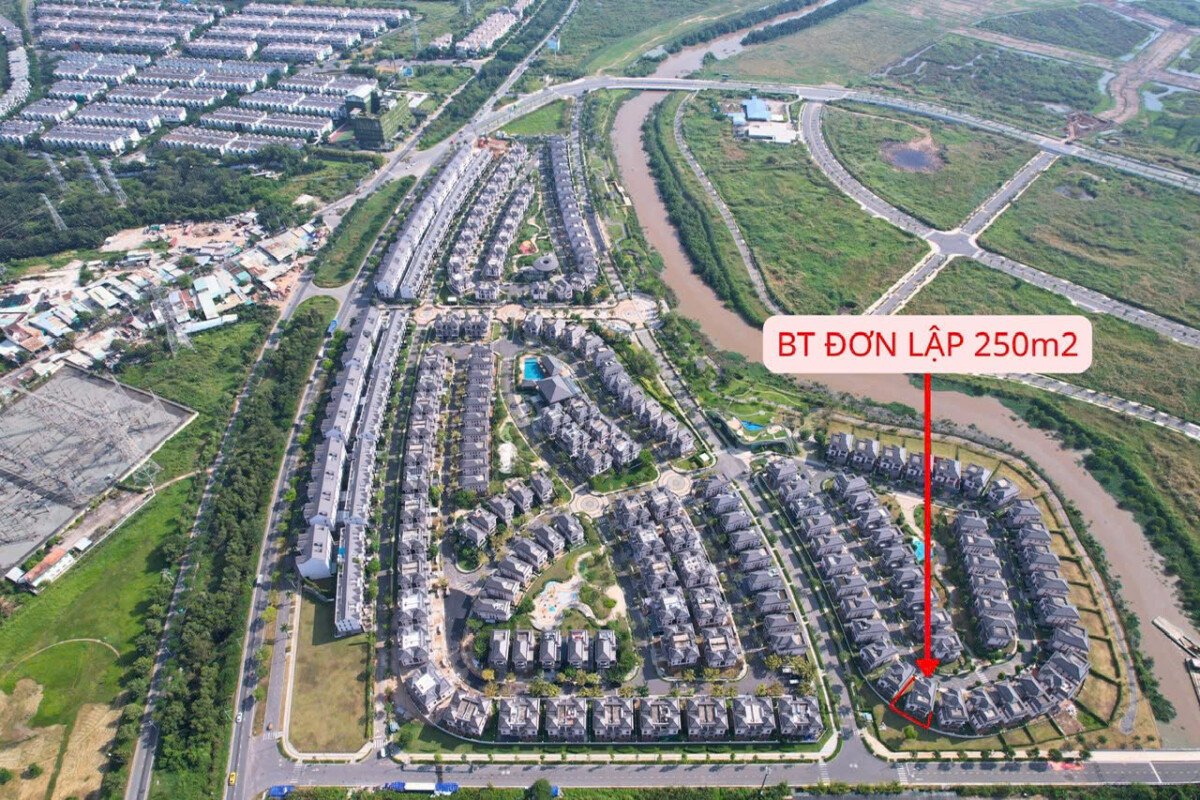 biet thu ngay trung tam kdc zeitgeist - Bán gấp nhà Biệt thự đơn lập dãy A1 kdc Zeitgeist Nhà Bè giá 34 tỷ