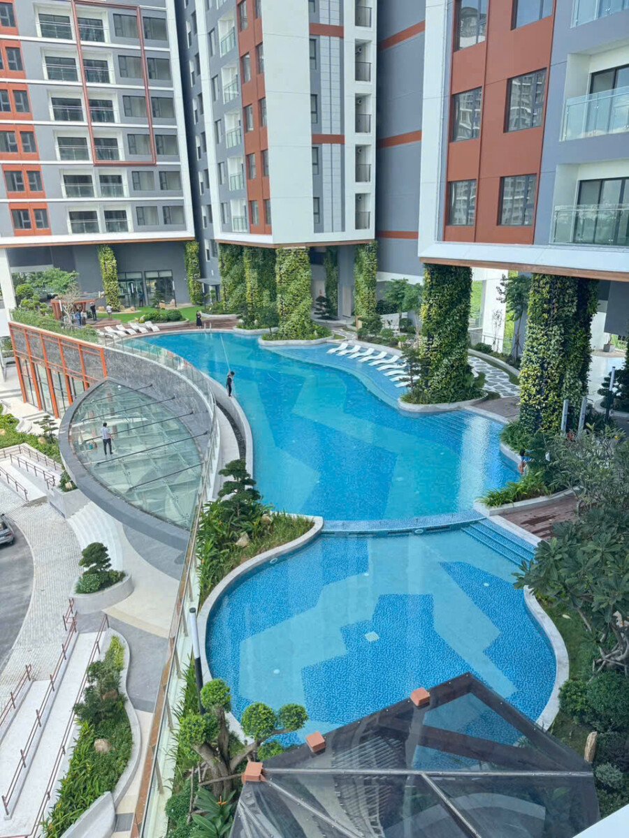 can ho lien ke ho boi noi khu - Cho thuê căn hộ 2pn chung cư Essensia Sky Nhà Bè giá 14tr/tháng