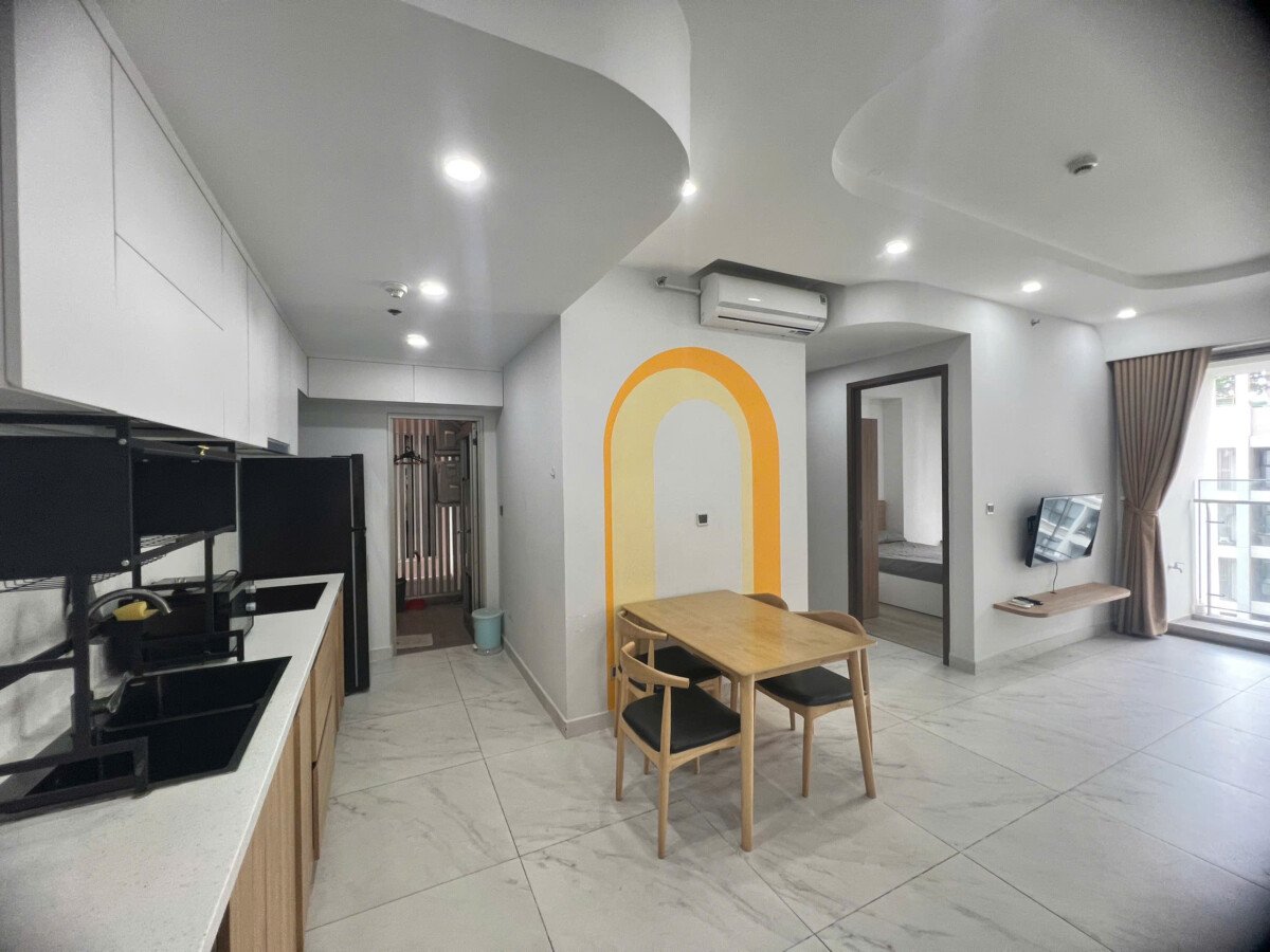 cho thue can ho midtown phu my hung 2 - Cho thuê căn hộ Midtown Tòa M7 Phú Mỹ Hưng. DT 80m2 Lầu cao Thiết kế 2 Phòng-2wc- Giá 23 Triệu/Tháng