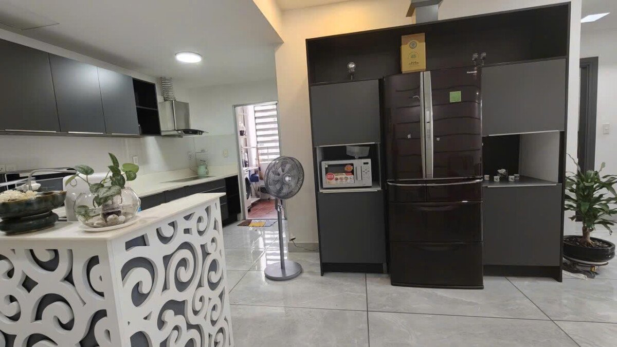 goc phong khach va bep - Giá cho thuê căn hộ 3pn tòa A chung cư Park View phường Tân Hưng T10/2026