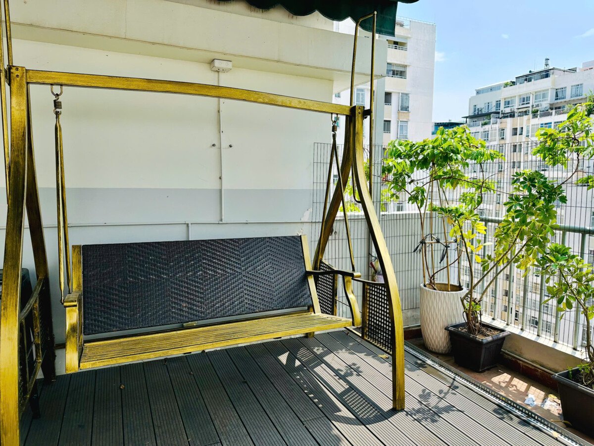 goc thu gian tang san thuong - Giá cho thuê căn hộ Penthouse 3pn tòa 6A chung cư Sky Garden 3 phường Tân Hưng T10/2026