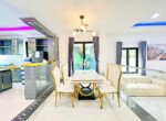 khong gian phong an va bep 2 150x110 - Cho thuê nhà Biệt thự có hồ bơi số A71 khu phố Nam Thông Phú Mỹ Hưng giá 70tr/tháng