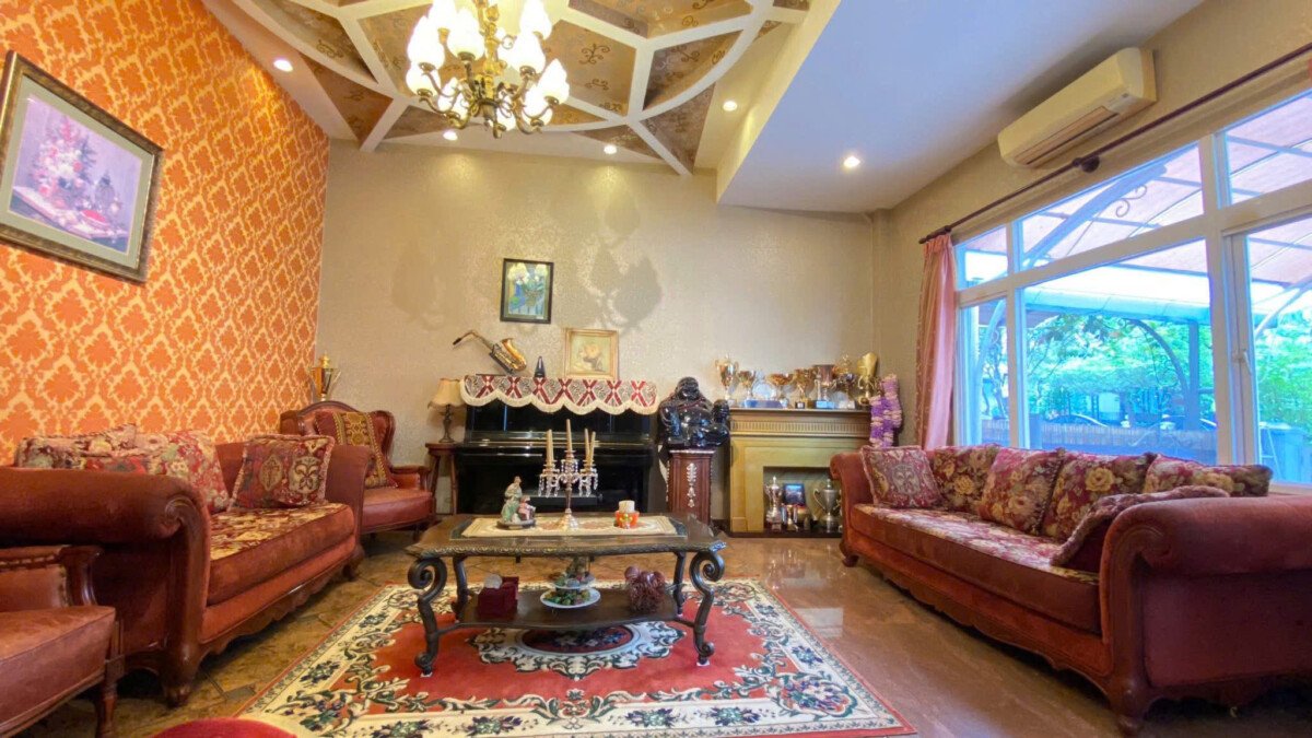 khong gian phong khach rong rai - Giá gián gấp nhà Biệt thự 4pn Nội khu Hưng Thái 1 giá 31 tỷ