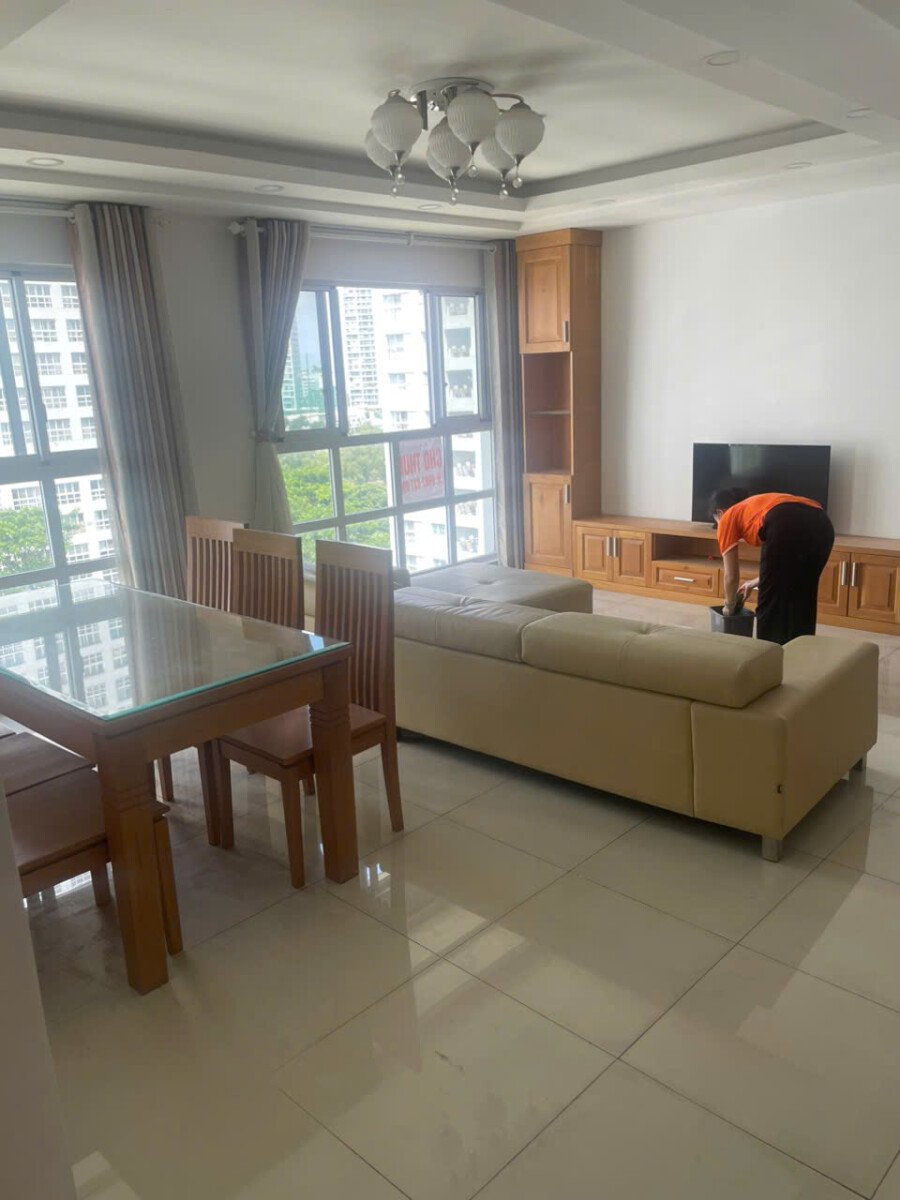 phong khach can ho 4 - Cho thuê căn hộ 3pn block D chung cư Happy Valley phường Tân Hưng giá 25tr/tháng
