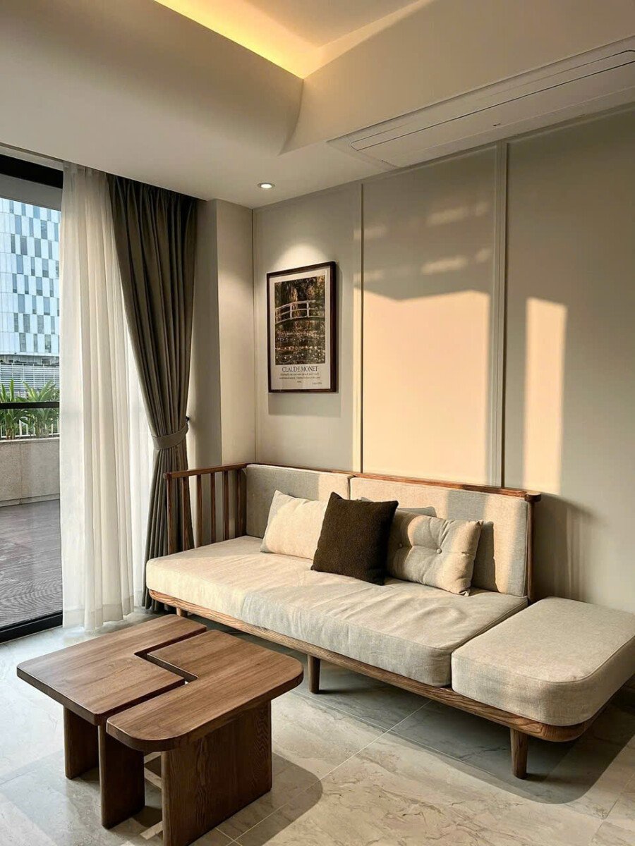 phong khach can ho can cho thue nhanh - Cho thuê căn hộ Cardinal court , căn sân vườn , 02pn, giá 33tr/tháng, nội thất cao cấp.