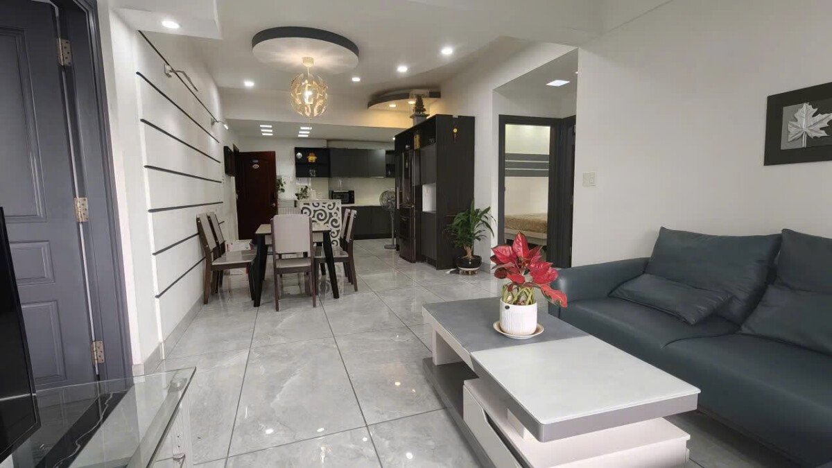 phong khach can ho cho thue 8 - Giá cho thuê căn hộ 3pn tòa A chung cư Park View phường Tân Hưng T10/2026