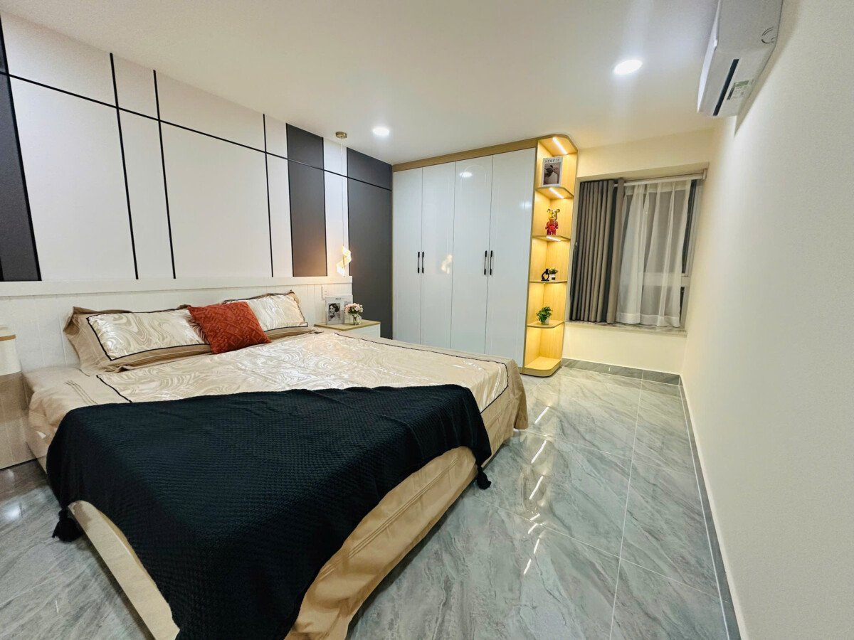 phong ngu can ho can cho thue nhanh 1 - Cho thuê căn hộ Duplex Sky Garden 1, 05pn, giá 48tr/tháng, nội thất đầy đủ, xem nhà dễ.